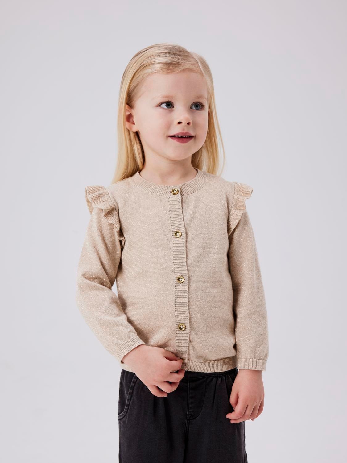 NMFABINNE Knit Cardigan - Peyote